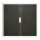 PAPERFLOW easyOffice Industrial Rollladenschrank 61858 2 Fachböden 110,0 x 41,5 x 104,0 cm