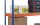 SCHULTE Schwerlast-Weitspannregal 18286-N blau 184,1 x 62,1 x 243,8 cm