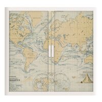 PAPERFLOW easyOffice Vintage Rollladenschrank 62488 2 Fachböden 110,0 x 41,5 x 104,0 cm