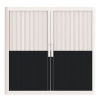 PAPERFLOW easyOffice Classic Chic Rollladenschrank 61440 2 Fachböden 110,0 x 41,5 x 104,0 cm