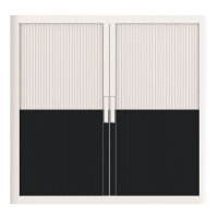PAPERFLOW easyOffice Classic Chic Rollladenschrank 61440 2 Fachböden 110,0 x 41,5 x 104,0 cm