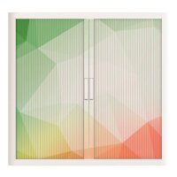 PAPERFLOW easyOffice Business Rollladenschrank 62208 2 Fachböden 110,0 x 41,5 x 104,0 cm