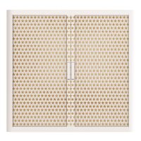 PAPERFLOW easyOffice Classic Chic Rollladenschrank 62400 2 Fachböden 110,0 x 41,5 x 104,0 cm