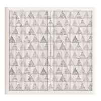PAPERFLOW easyOffice Black & White Rollladenschrank 60548 2 Fachböden 110,0 x 41,5 x 104,0 cm