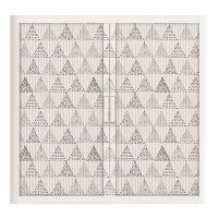 PAPERFLOW easyOffice Black & White Rollladenschrank 60548 2 Fachböden 110,0 x 41,5 x 104,0 cm