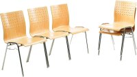 Mayer Stapelstuhl myARCADO 2117 01 91 natur Holz, 1 St.
