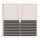 PAPERFLOW easyOffice Black & White Rollladenschrank 62336 2 Fachböden 110,0 x 41,5 x 104,0 cm