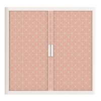 PAPERFLOW easyOffice Vintage Rollladenschrank 60932 2 Fachböden 110,0 x 41,5 x 104,0 cm