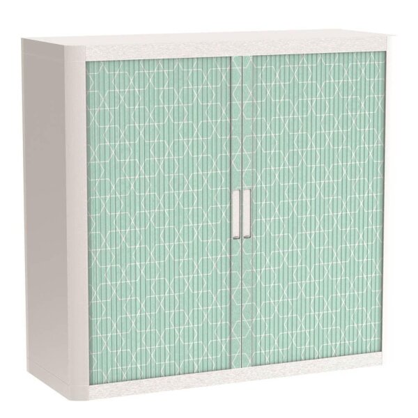 PAPERFLOW easyOffice Colour Rollladenschrank 60116 2 Fachböden 110,0 x 41,5 x 104,0 cm