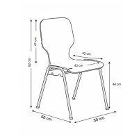 Mayer Stapelstuhl myDARIO 2115 01 91 buche Holz, 1 St.