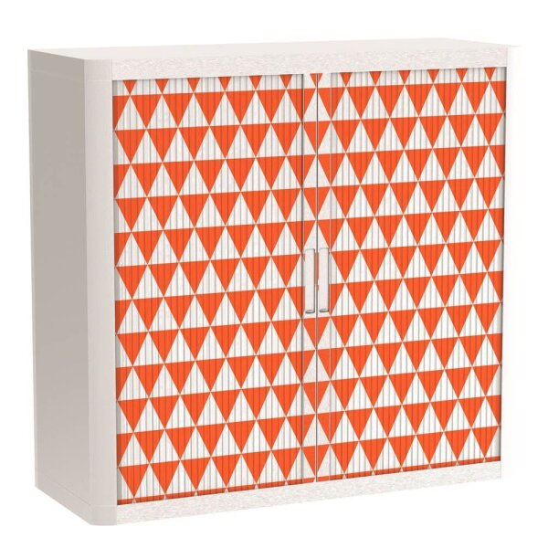 PAPERFLOW easyOffice Colour Rollladenschrank 60148 2 Fachböden 110,0 x 41,5 x 104,0 cm
