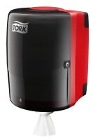 TORK Putztuchspender Performance W2 653008 schwarz, rot Kunststoff, 1 St.