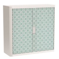 PAPERFLOW easyOffice Vintage Rollladenschrank 60836 2...