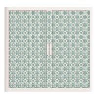 PAPERFLOW easyOffice Vintage Rollladenschrank 60836 2 Fachböden 110,0 x 41,5 x 104,0 cm