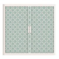 PAPERFLOW easyOffice Vintage Rollladenschrank 60836 2 Fachböden 110,0 x 41,5 x 104,0 cm