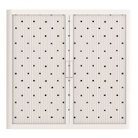PAPERFLOW easyOffice Black & White Rollladenschrank 60500 2 Fachböden 110,0 x 41,5 x 104,0 cm