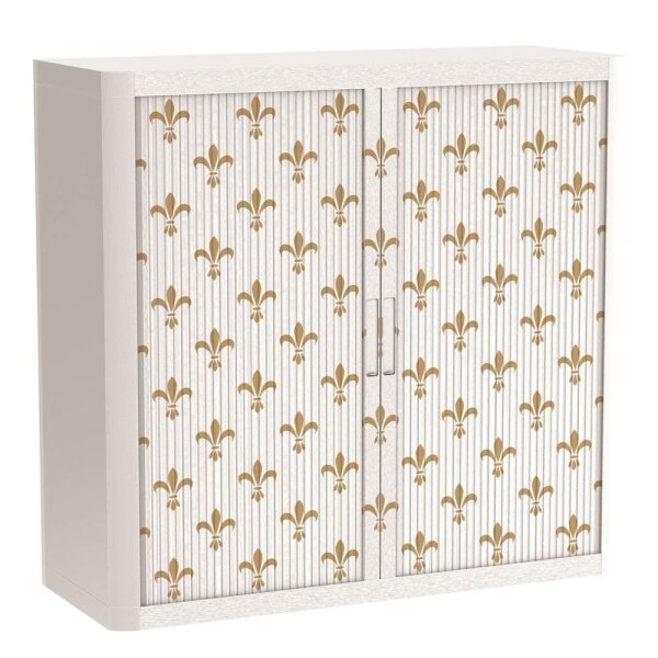 PAPERFLOW easyOffice Business Rollladenschrank 60372 2 Fachböden 110,0 x 41,5 x 104,0 cm