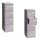 BISLEY LIGHT Hängeregistraturschrank silber 4 Schubladen 41,3 x 62,2 x 132,1 cm, 1 St.