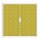PAPERFLOW easyOffice Vintage Rollladenschrank 60852 2 Fachböden 110,0 x 41,5 x 104,0 cm