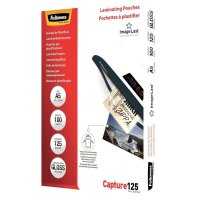 Fellowes Laminierfolien Capture125 ImageLast glänzend für A5 125 micron, 100 St.
