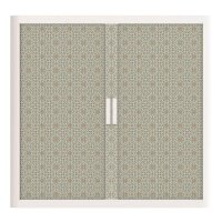 PAPERFLOW easyOffice Vintage Rollladenschrank 60788 2 Fachböden 110,0 x 41,5 x 104,0 cm