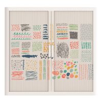 PAPERFLOW easyOffice Colour Rollladenschrank 61086 2 Fachböden 110,0 x 41,5 x 104,0 cm