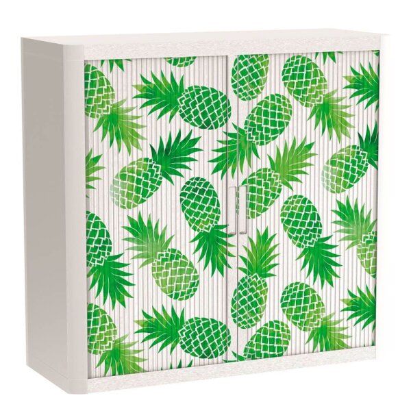 PAPERFLOW easyOffice Tropical Rollladenschrank 60612 2 Fachböden 110,0 x 41,5 x 104,0 cm