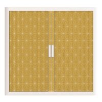 PAPERFLOW easyOffice Vintage Rollladenschrank 60772 2 Fachböden 110,0 x 41,5 x 104,0 cm