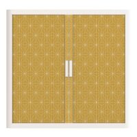 PAPERFLOW easyOffice Vintage Rollladenschrank 60772 2 Fachböden 110,0 x 41,5 x 104,0 cm