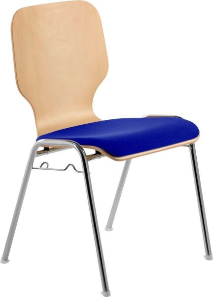 Mayer Stapelstuhl myDARIO 211604 01 26 396 blau Stoff, 1 St.