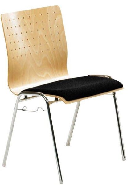 Mayer Stapelstuhl myARCADO 2118 01 26 397 schwarz Stoff, 1 St.