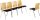 Mayer Stapelstuhl myARCADO 2118 01 26 397 schwarz Stoff, 1 St.