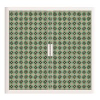 PAPERFLOW easyOffice Vintage Rollladenschrank 60884 2 Fachböden 110,0 x 41,5 x 104,0 cm