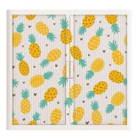 PAPERFLOW easyOffice Tropical Rollladenschrank 60724 2 Fachböden 110,0 x 41,5 x 104,0 cm