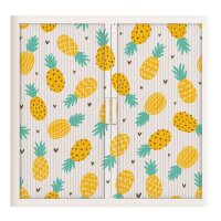 PAPERFLOW easyOffice Tropical Rollladenschrank 60724 2 Fachböden 110,0 x 41,5 x 104,0 cm