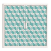 PAPERFLOW easyOffice Vintage Rollladenschrank 60964 2 Fachböden 110,0 x 41,5 x 104,0 cm