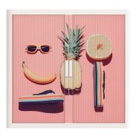 PAPERFLOW easyOffice Tropical Rollladenschrank 61322 2 Fachböden 110,0 x 41,5 x 104,0 cm