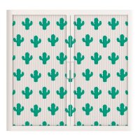 PAPERFLOW easyOffice Tropical Rollladenschrank 60756 2 Fachböden 110,0 x 41,5 x 104,0 cm