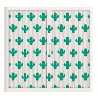 PAPERFLOW easyOffice Tropical Rollladenschrank 60756 2 Fachböden 110,0 x 41,5 x 104,0 cm