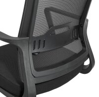 Mayer Bürostuhl mySTUDIO, 2378 501 Stoff schwarz, Gestell schwarz