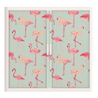 PAPERFLOW easyOffice Tropical Rollladenschrank 60708 2 Fachböden 110,0 x 41,5 x 104,0 cm