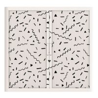 PAPERFLOW easyOffice Black & White Rollladenschrank 60420 2 Fachböden 110,0 x 41,5 x 104,0 cm