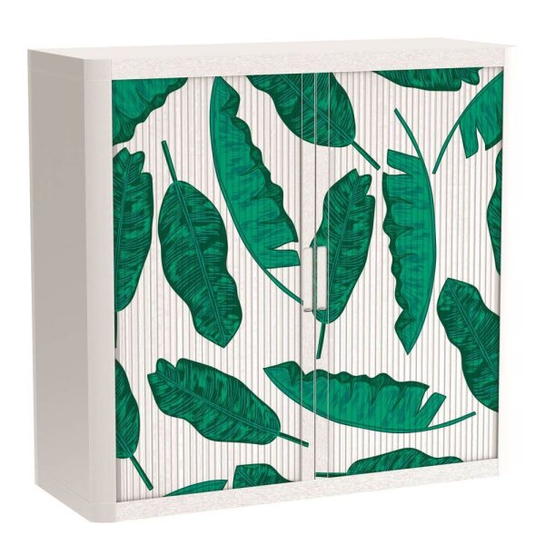 PAPERFLOW easyOffice Tropical Rollladenschrank 60644 2 Fachböden 110,0 x 41,5 x 104,0 cm