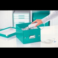 LEITZ Click & Store Aufbewahrungsbox 7,4 l eisblau 21,6 x 28,2 x 16,0 cm, 1 St.