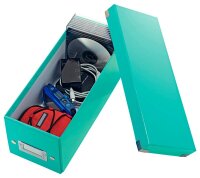 LEITZ CD-/DVD-Box Click & Store blau, 1 St.