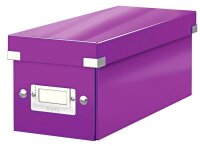 LEITZ CD-/DVD-Box Click & Store violett, 1 St.