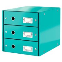 LEITZ Schubladenbox Click & Store  eisblau 60480051,...