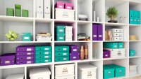 LEITZ Schubladenbox Click & Store  eisblau 60480051, DIN A4 mit 3 Schubladen, 1 St.