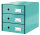 LEITZ Schubladenbox Click & Store  eisblau 60480051, DIN A4 mit 3 Schubladen, 1 St.