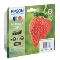 EPSON 29 / T2986 (Erdbeere) schwarz, cyan, magenta, gelb...